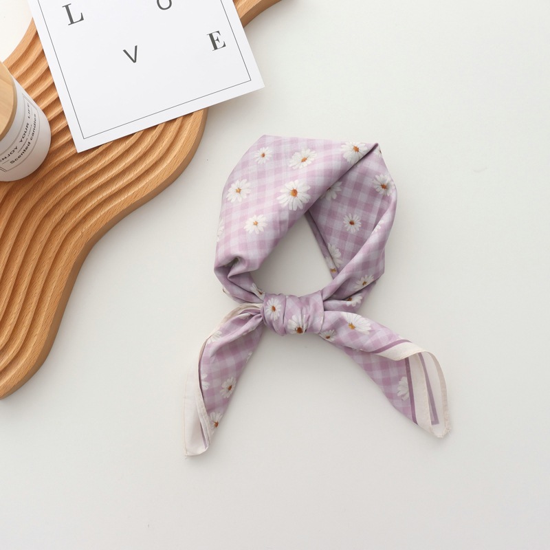 100% 순면 프린트 다용도 심플 핸드 타월 여성용 작 - Silk Scarf Square 리뷰 및 가격
