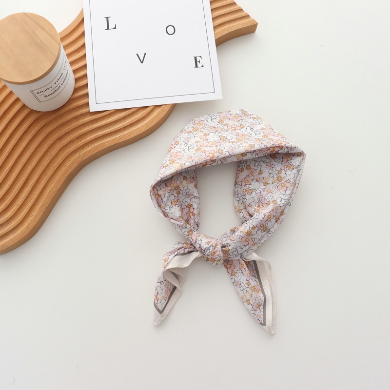 100% 순면 프린트 다용도 심플 핸드 타월 여성용 작 - Silk Scarf Square 리뷰 및 가격