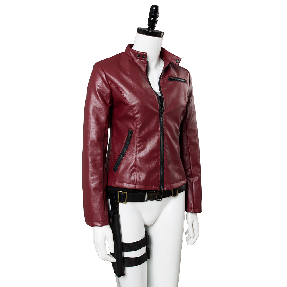 클레어 레드필드 코스프레 의상: 빨간색 재킷, 조끼,  - Women'S Accessories Clothing 리뷰 및 가격